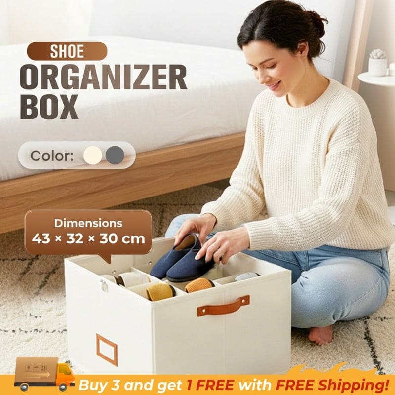 ShoeVault – Premium Foldable Shoe Storage Organizer