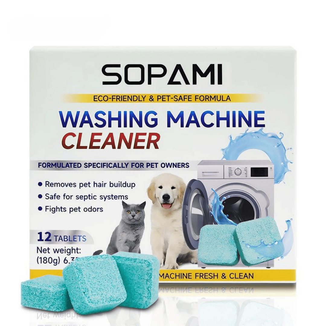 Pawami - Pet Hair & Odour Washing Machine Cleaner Tablets