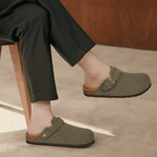Suede Clogs