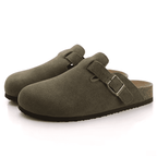 Suede Clogs