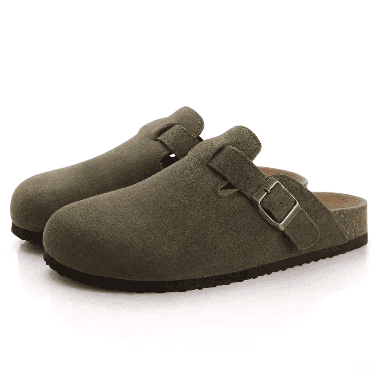 Suede Clogs