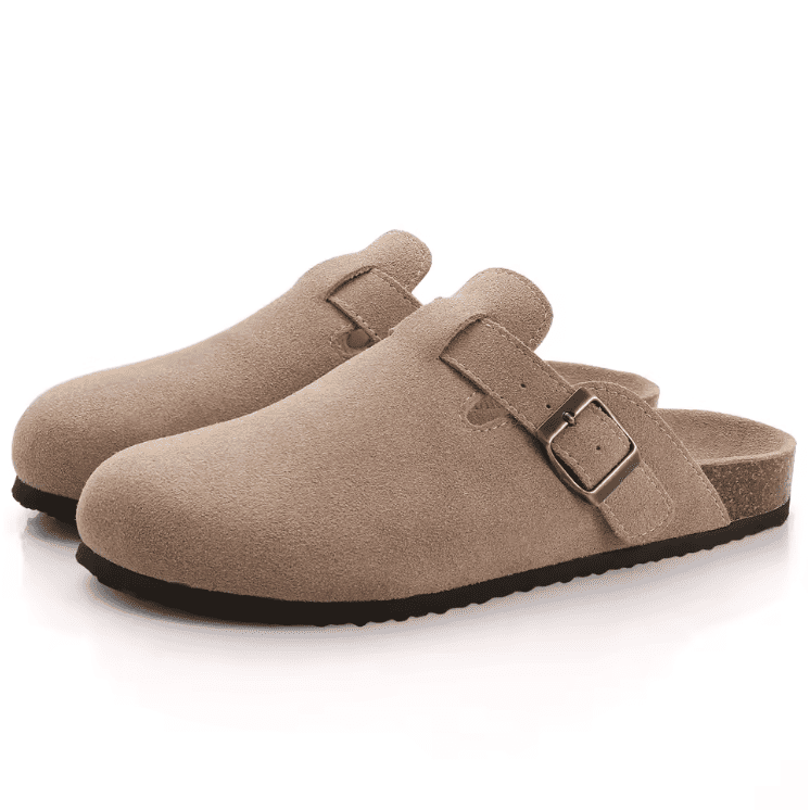 Suede Clogs