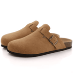 Suede Clogs