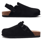 Suede Clogs