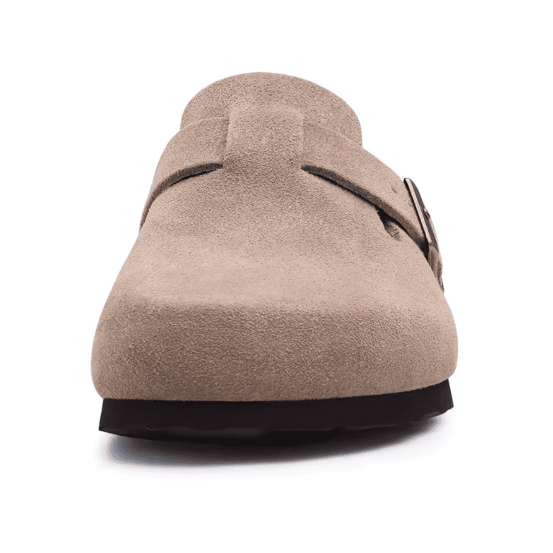 Suede Clogs