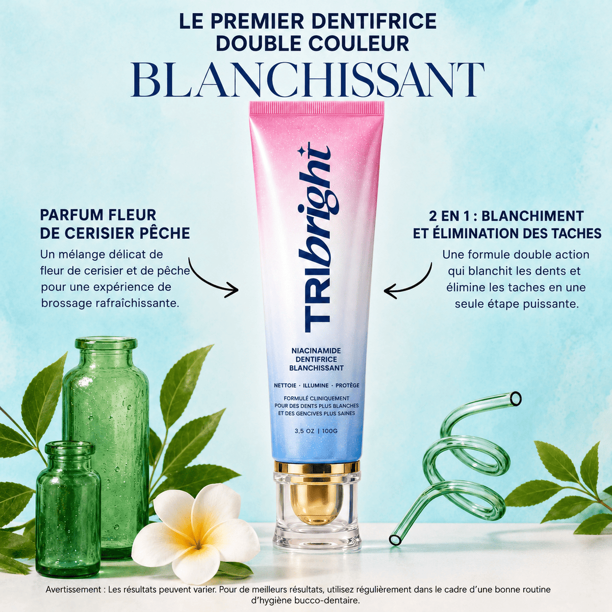Dentifrice blanchissant à la niacinamide - TriBright
