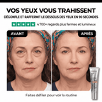 Soin anti-âge tenseur temporaire : un contour des yeux rajeuni en 90 secondes.