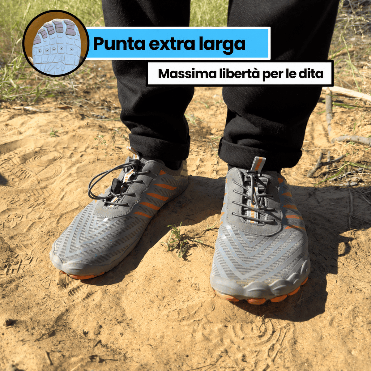 Bronoire Pro avec cuivre - Chaussures barefoot polyvalentes avec mise à la terre