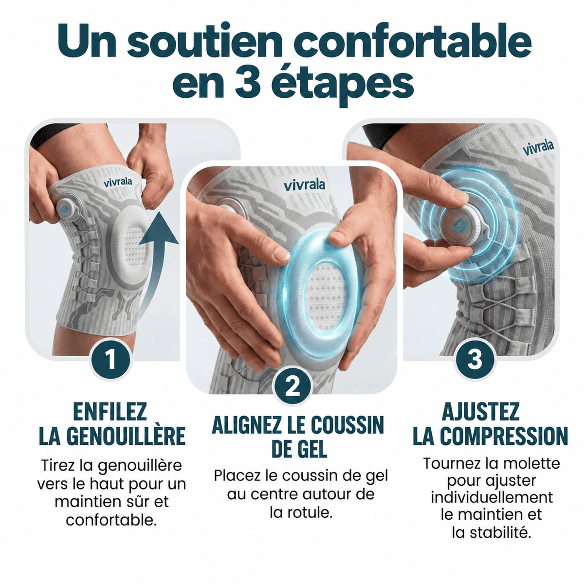 Genouillère de compression Peakable-flex