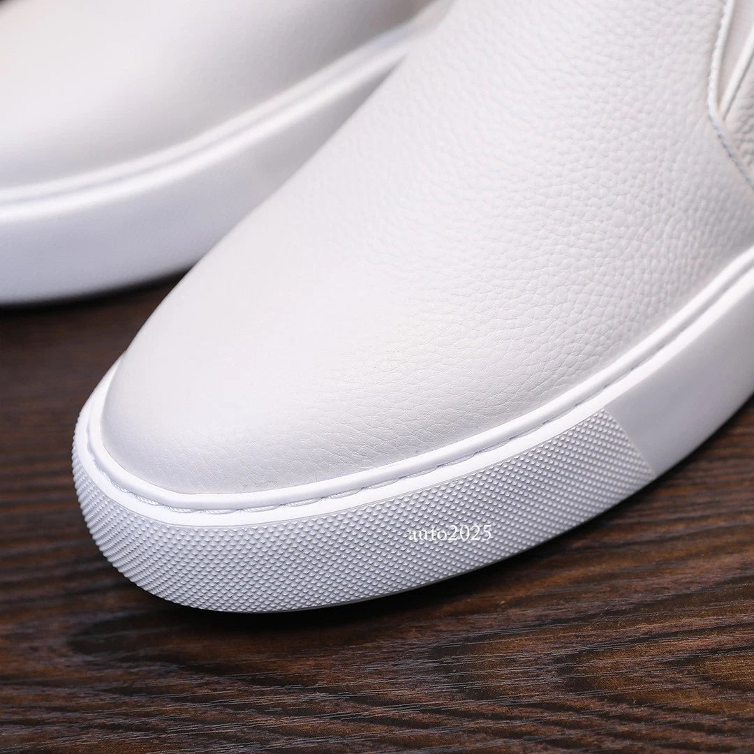 Retro Genuine Leather Breathable Soft Casual Men's Sneakers