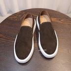 Retro Genuine Leather Breathable Soft Casual Men's Sneakers