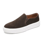 Retro Genuine Leather Breathable Soft Casual Men's Sneakers