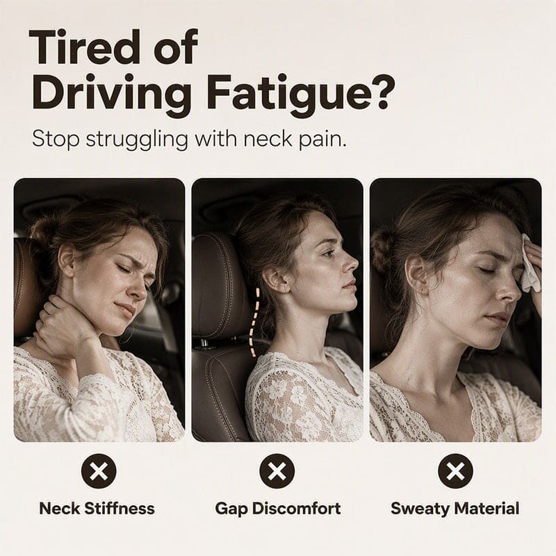 Nuvello Ergonomic Car Neck Support Pillow